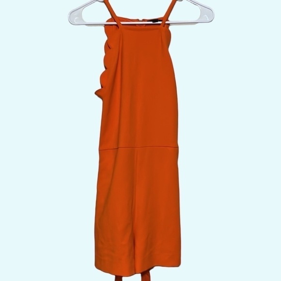 Victoria Beckham orange romper. Sz small - Picture 2 of 8